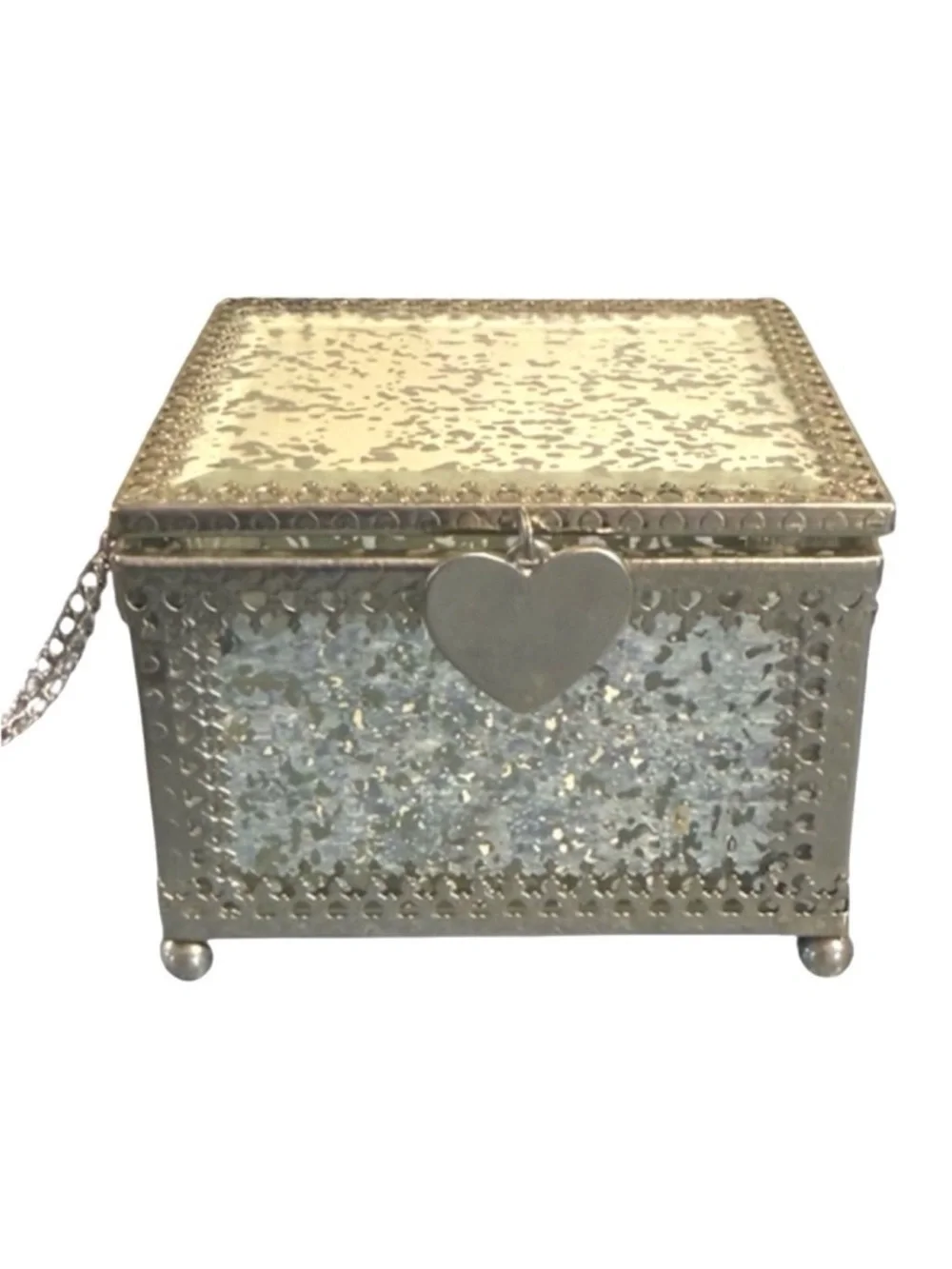 Nicole Miller Home Trinket Box Jewelry Box with Heart